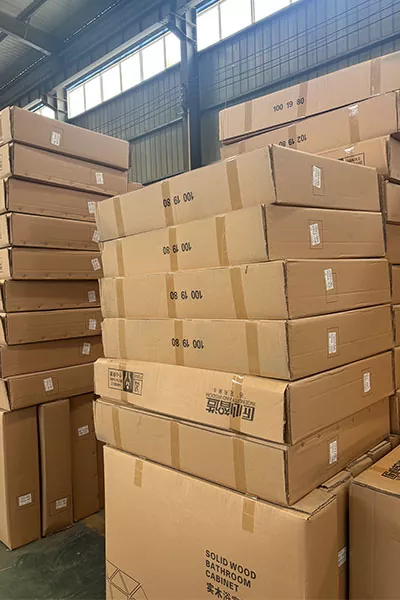 Modern Minimalist PVC Bathroom Vanity