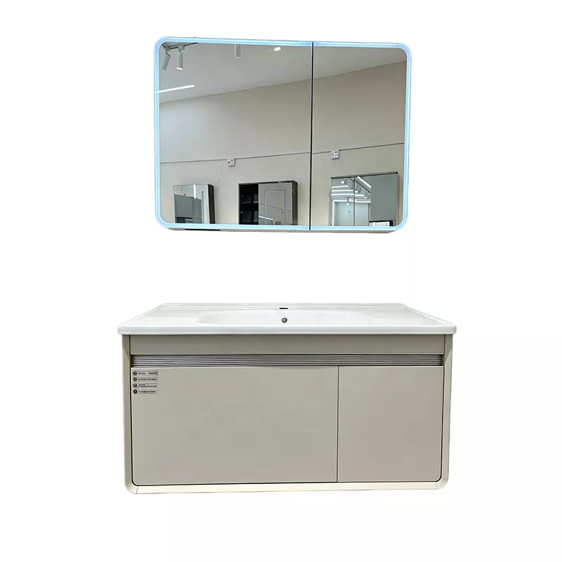 Vaidade de banheiro moderna e minimalista em PVC